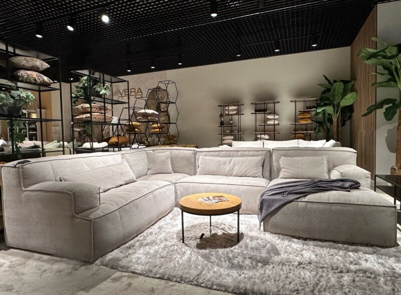 Hoekbank Lecco Primavera met lounge comfort