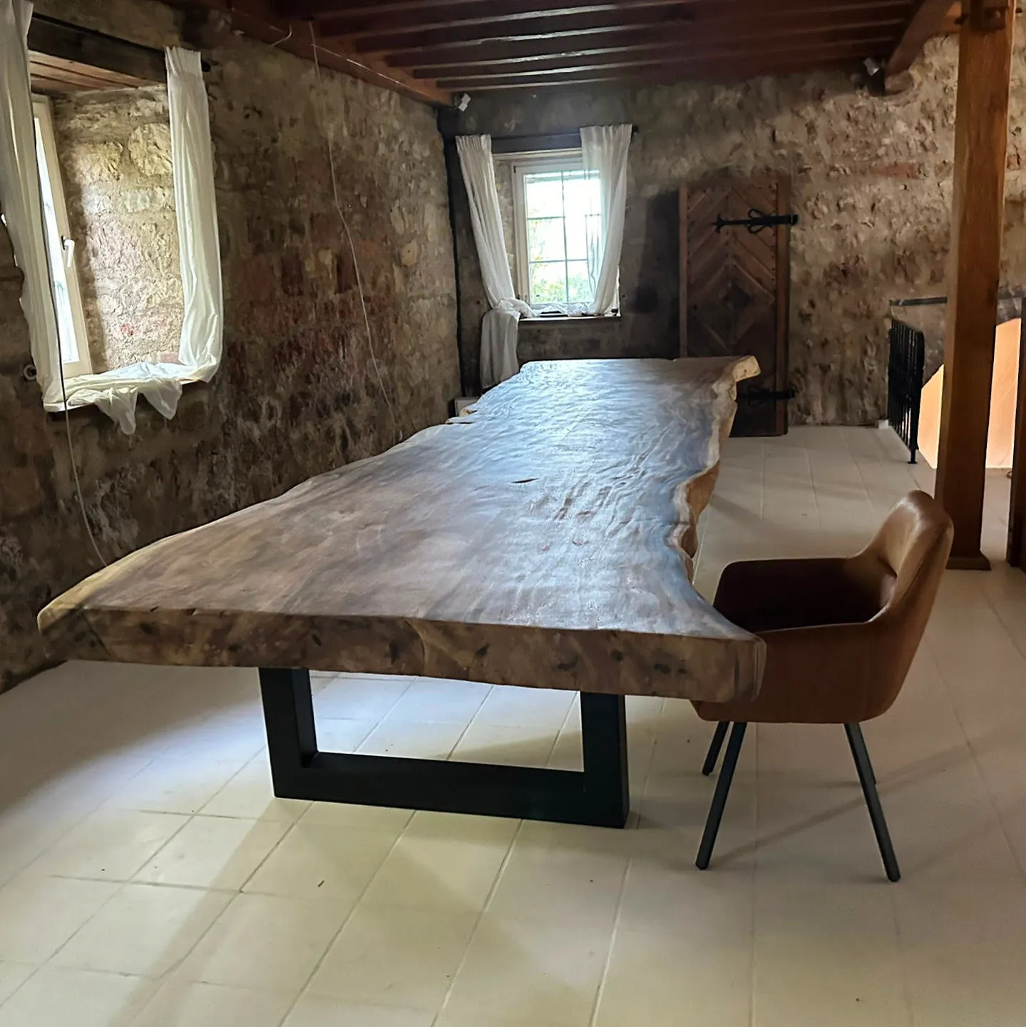 Suarhout boomstamtafel 5 meter