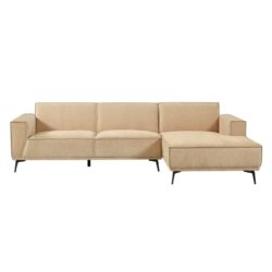Leeds 2 5-AL + Chaise R – City 120 Beige