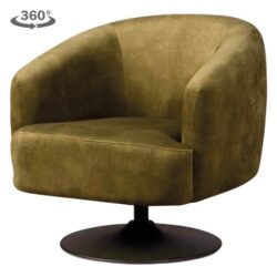 Fauteuil Barga - Bliss 19 green (draaibaar)