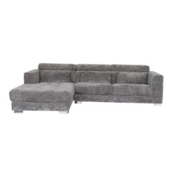 Brighton Chaise L + 3-AR – fabric XS85 19 Light grey