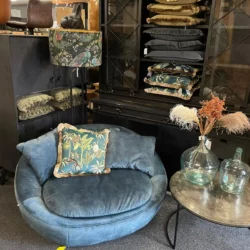 Loveseat in adore stof petrol van Zitform