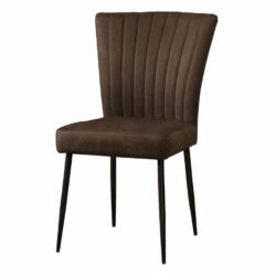 Toledo Stoel – fabric Savannah dark brown