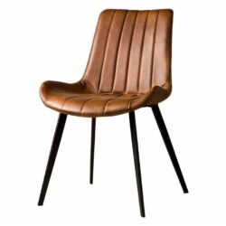 Eljas Stoel – fabric Savannah light brown