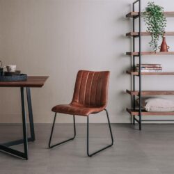 Bunol Stoel – fabric Savannah light brown
