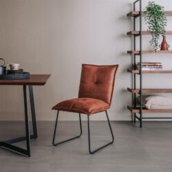 Seda Stoel – fabric Cherokee 8 cognac