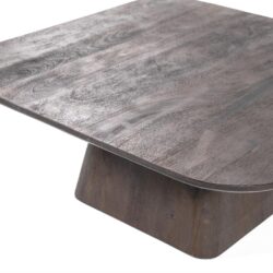 Salontafel Aron vierkant 80×80 – bruin