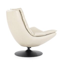 Fauteuil Sven – beige boho leder