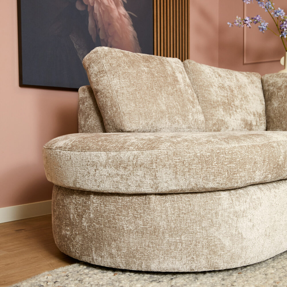MySofa Alma | Divan Links + 2,5 zits | Beige | Trenza 08