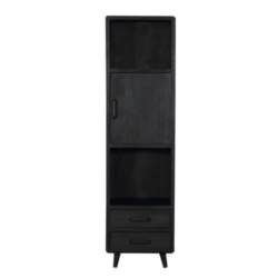 Boekenkast Omaha Black | 55 cm