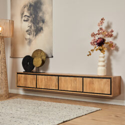 Zwevend tv meubel RichWood | 200 cm