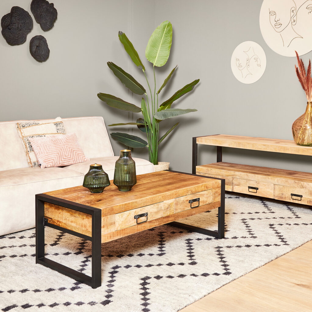 Salontafel Boaz| 120 cm | twee lade