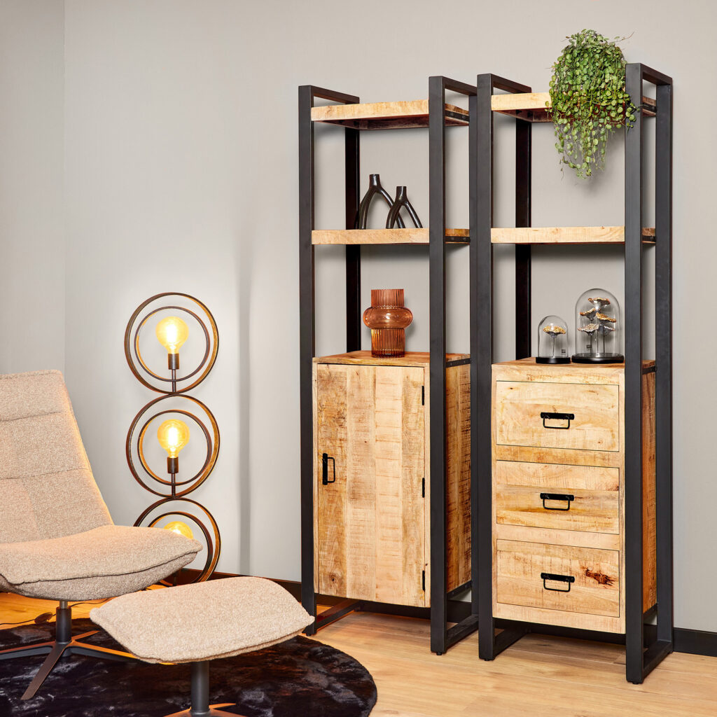 Boekenkast Boaz | 55 cm | deur