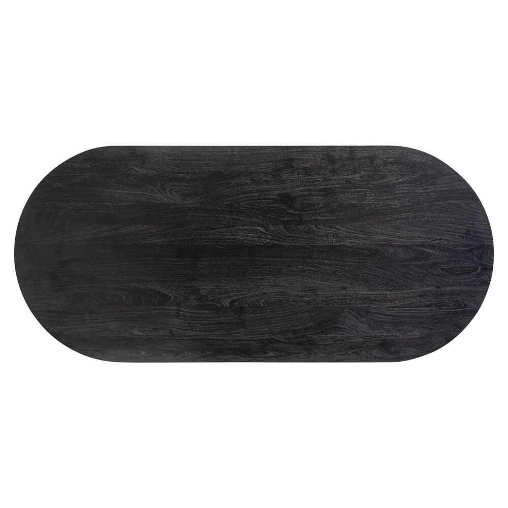 Eettafel Revelin 200 (Black/gold)