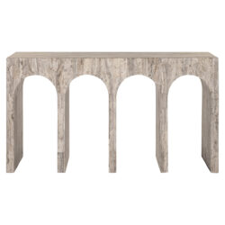 Wandtafel La Rague natural grey travertine (Grijs)