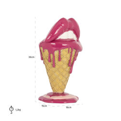 Decoratieobject Ice lips (Pink)