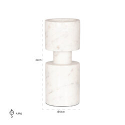 Kandelaar Melle groot (White)
