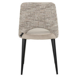 Chair Tabitha trendy nature / quartz khaki fire retardant (Be Trendy 01 Nature)