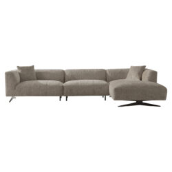Bank Hoxton 3-zits + lounge rechts (Be Lovely 170 Beige)