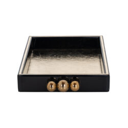Dienblad Liv (Black/gold)