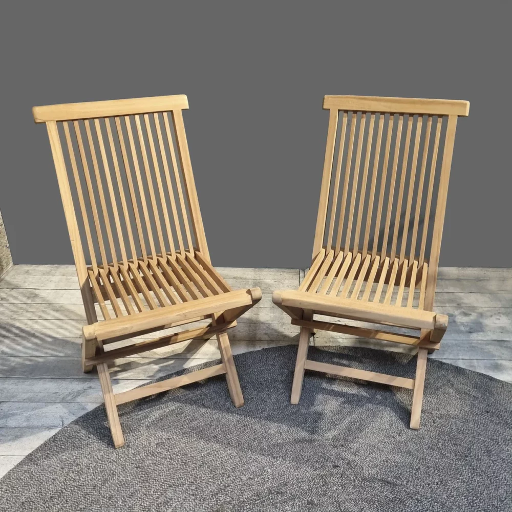 Inklapbare tuinstoel set